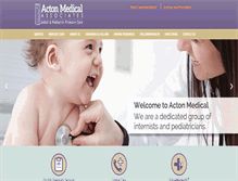 Tablet Screenshot of actonmedical.com